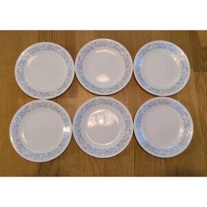 CORELLE 8 SEA AND SAND Bread And Butter  Plates 6 3/4” MORNING LIGHT Set Of 6